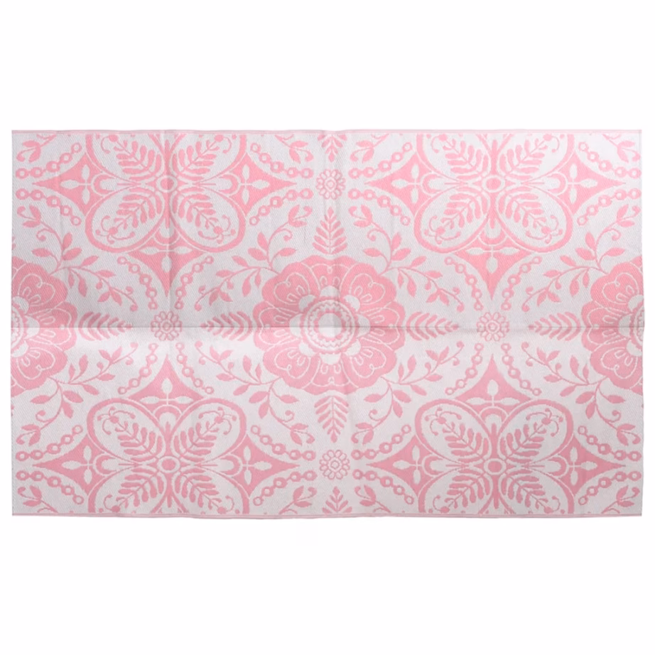 Roosa õuevaip ARAKIL jacquard-mustriga, 160 x 230 cm, polüpropüleen - 3