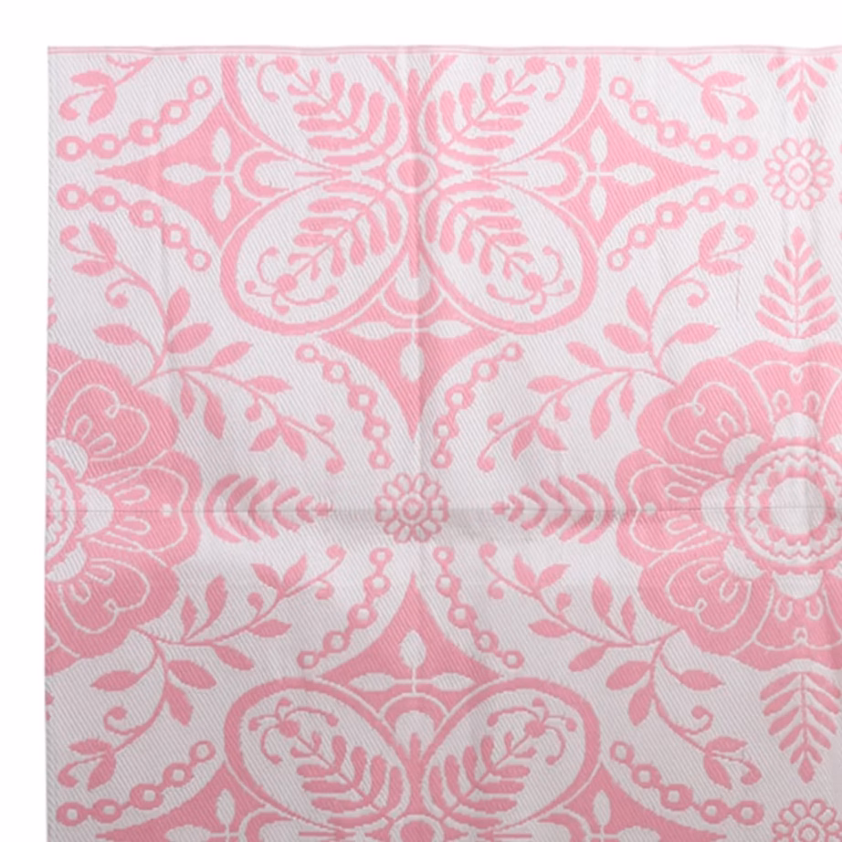 Roosa õuevaip ARAKIL jacquard-mustriga, 160 x 230 cm, polüpropüleen - 5