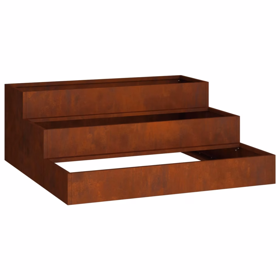 Roostetoone terasest aiakast välitingimustesse, 90 x 90 x 35 cm – 6