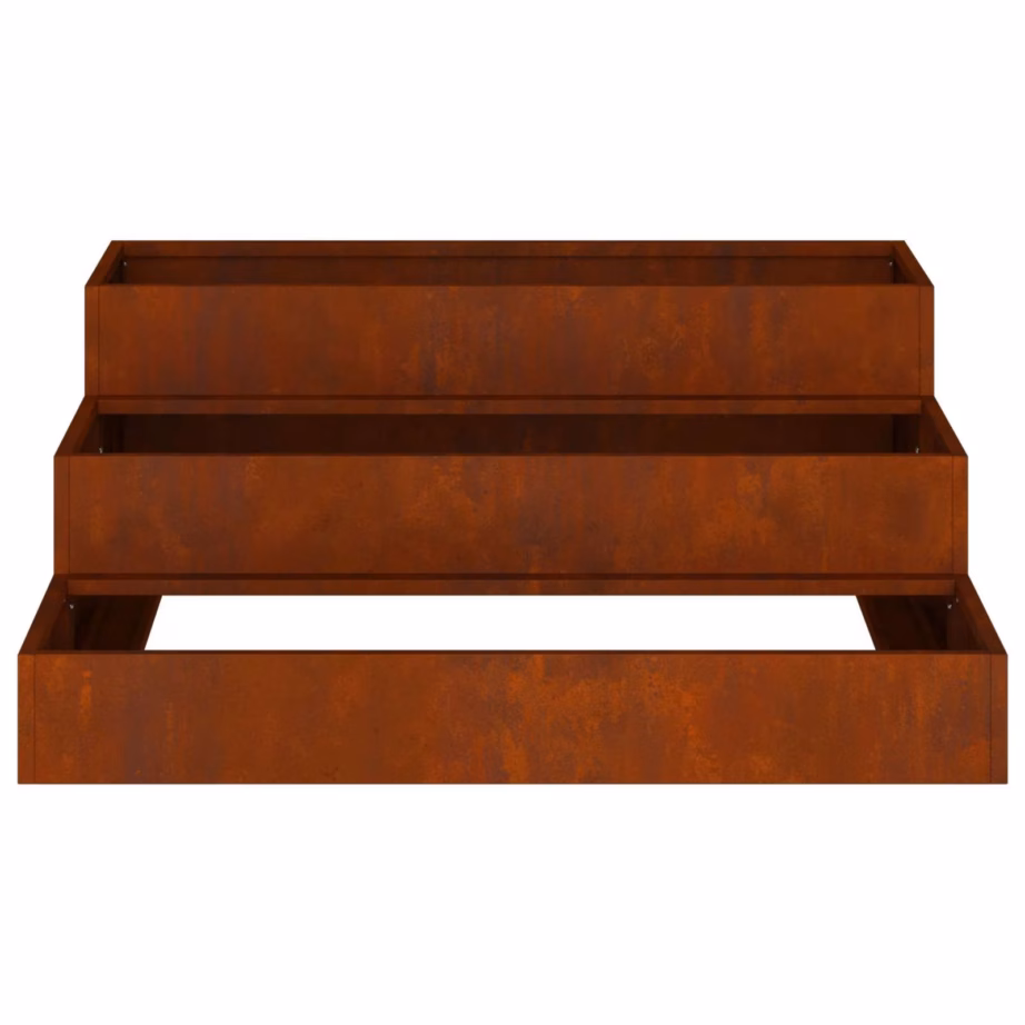 Roostetoone terasest aiakast välitingimustesse, 90 x 90 x 35 cm – 7