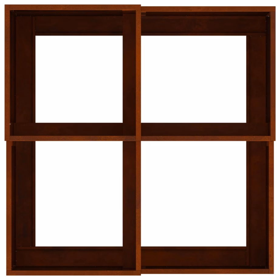 Roostetooni terasest aia istutuskast, avatud põhjaga, 100 x 100 x 48 cm – 8