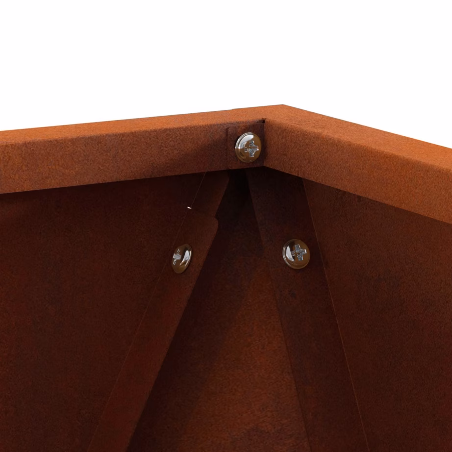 Roostetooni terasest taimekastid aeda ja terrassile, 2 tk, 50 x 50 x 50 cm – 8