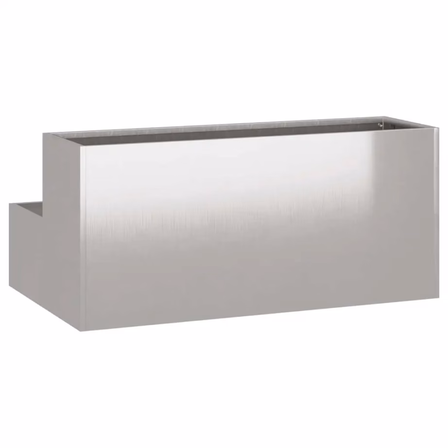 Roostevabast terasest aia istutuskast, hõbedane, 100 x 60 x 45 cm – 7