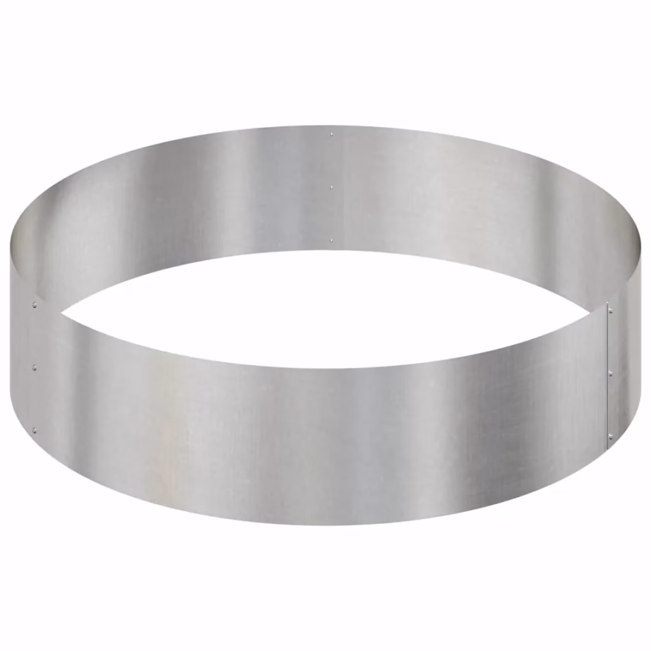 Roostevabast terasest aia istutuspeenar, hõbedane, 90 x 90 x 20 cm – 5