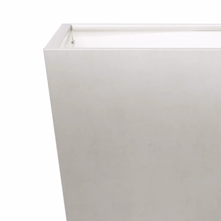 Roostevabast terasest aia taimekastid põhjaga, hõbedased, 2 tk, 30 x 30 x 30 cm – 9