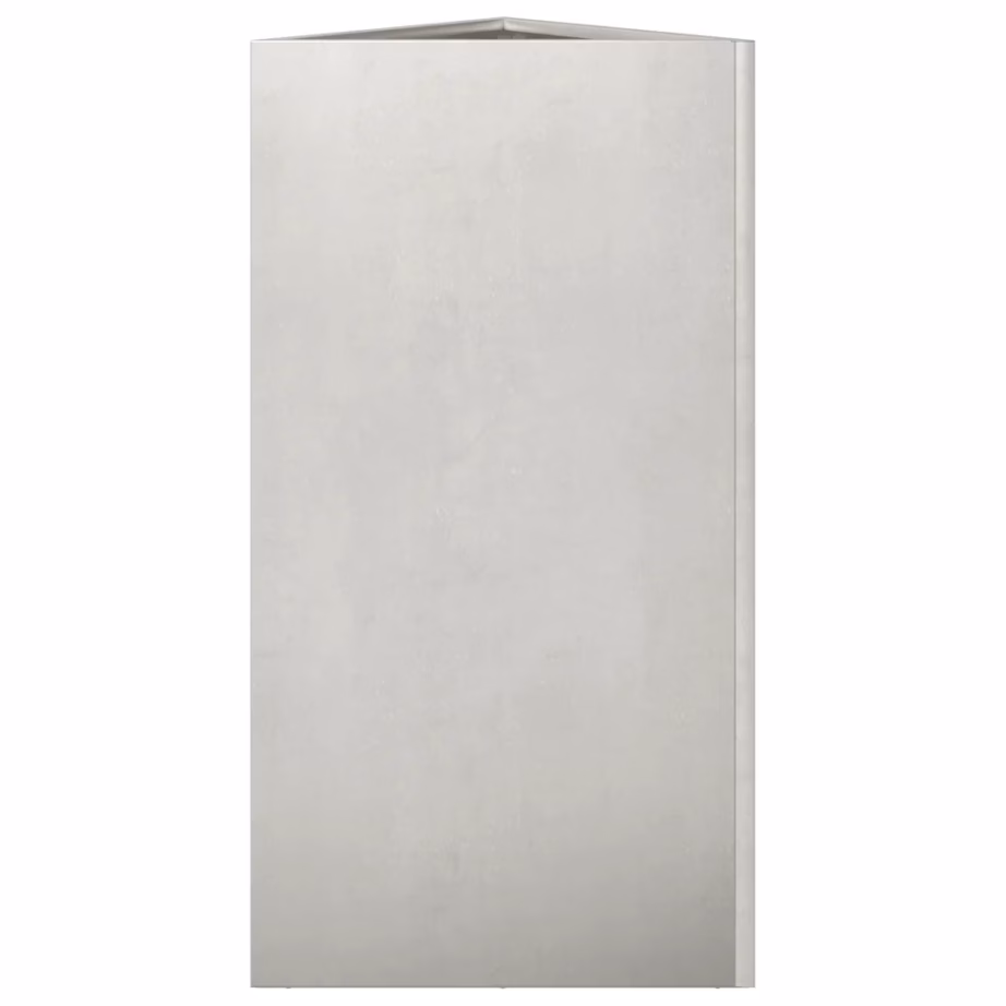 Aia taimekastid põhjaga, kolmnurkne, 2 tk, roostevaba teras, 40 x 40 x 75 cm, hõbedane – 7