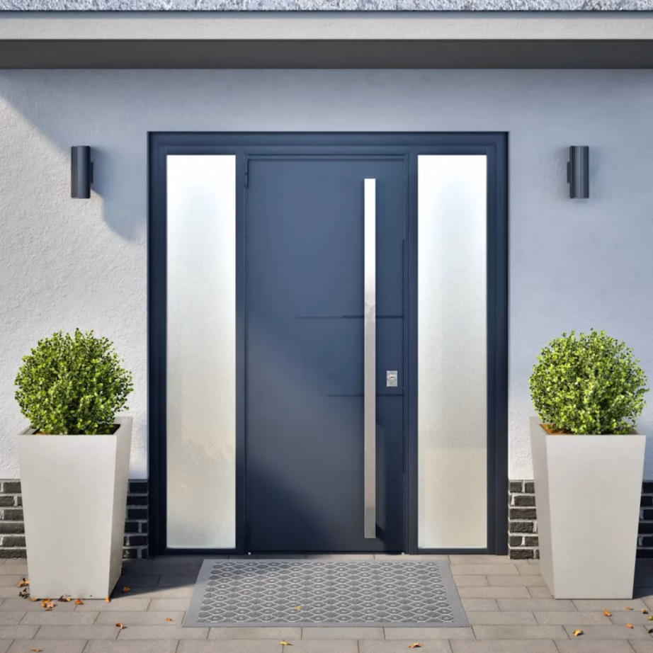 Roostevabast terasest aia taimekastid põhjaga, 2 tk, hõbedased, 45 x 45 x 75 cm – 3