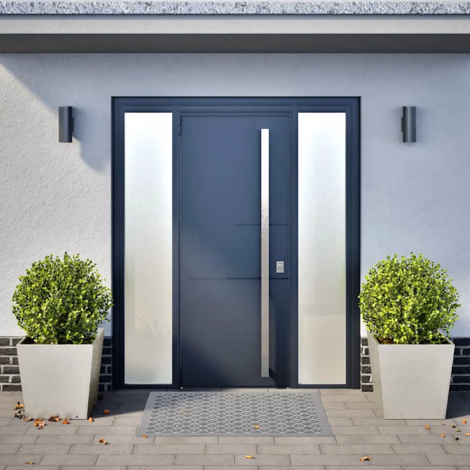 Roostevabast terasest aia taimekastid põhjaga, 2 tk, hõbedane, 50 x 50 x 50 cm – 3