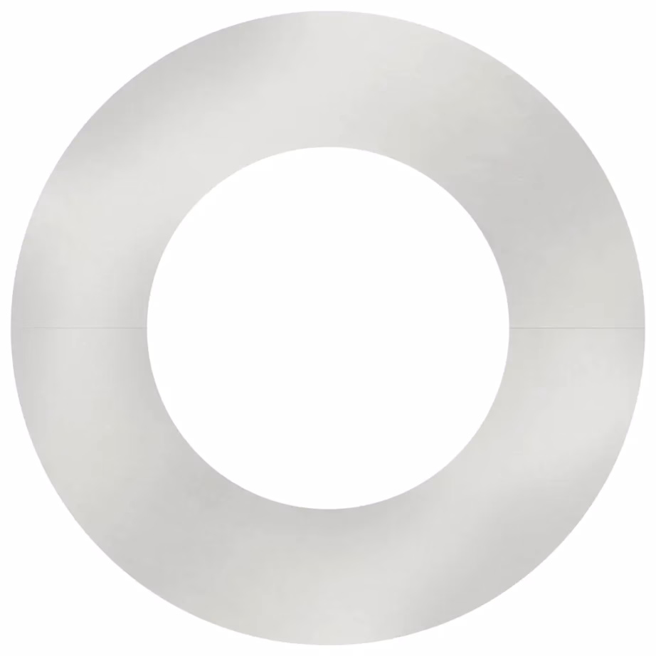 Lame roostevabast terasest dekoratiivne puurõngas, 5 tk, hõbedane, 70 x 70 cm, sobib Ø40 cm tüvele – 5