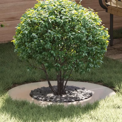 Lame roostevabast terasest puurõngas, hõbedane, Ø40/70 cm