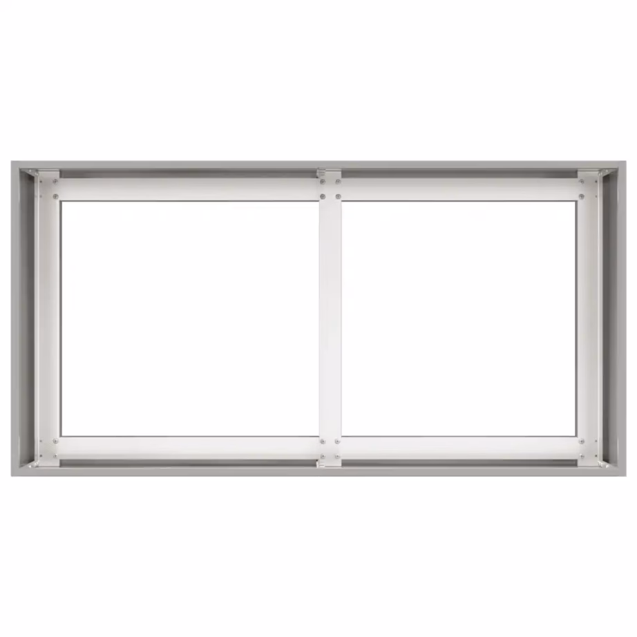 Roostevabast terasest taimekast avatud põhjaga, hõbedane, 80 x 40 x 40 cm – 5