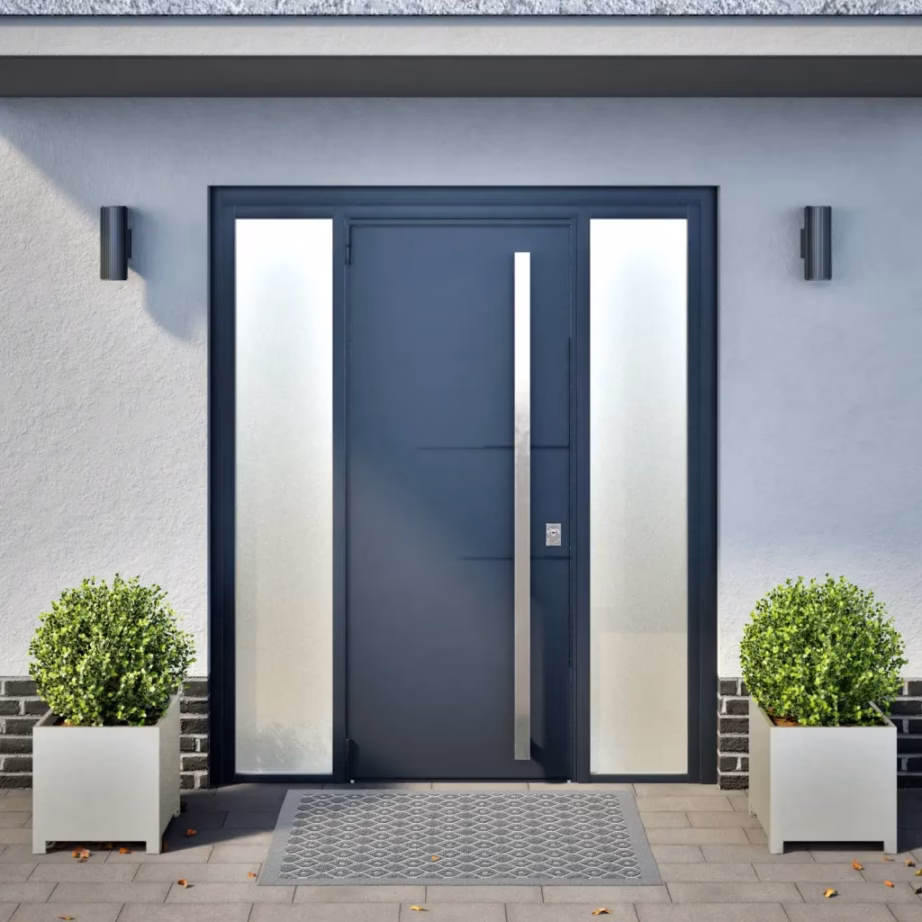 Roostevabast terasest aia taimekastid põhjaga, hõbedane, 2 tk, 40 x 40 x 40 cm, põhja kõrgus 4 cm – 3