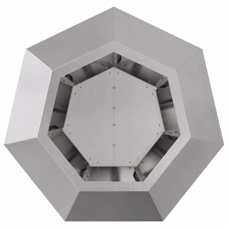 Roostevabast terasest taimepotid, 2 tk, hõbedased, 50 x 50 x 40 cm – 7