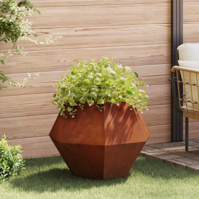 Roostevärvi terasest taimekast välitingimustesse, 75 x 75 x 60 cm