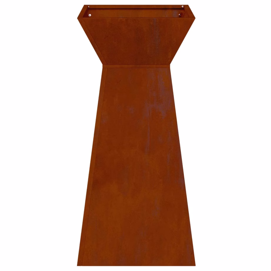 Samba kujuga metallist istutusnõud, 2 tk, hõbedane, 35 x 35 x 73 cm – 7