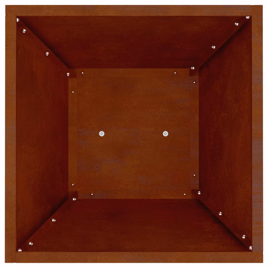 Samba kujuga metallist istutusnõud, 2 tk, hõbedane, 35 x 35 x 73 cm – 8