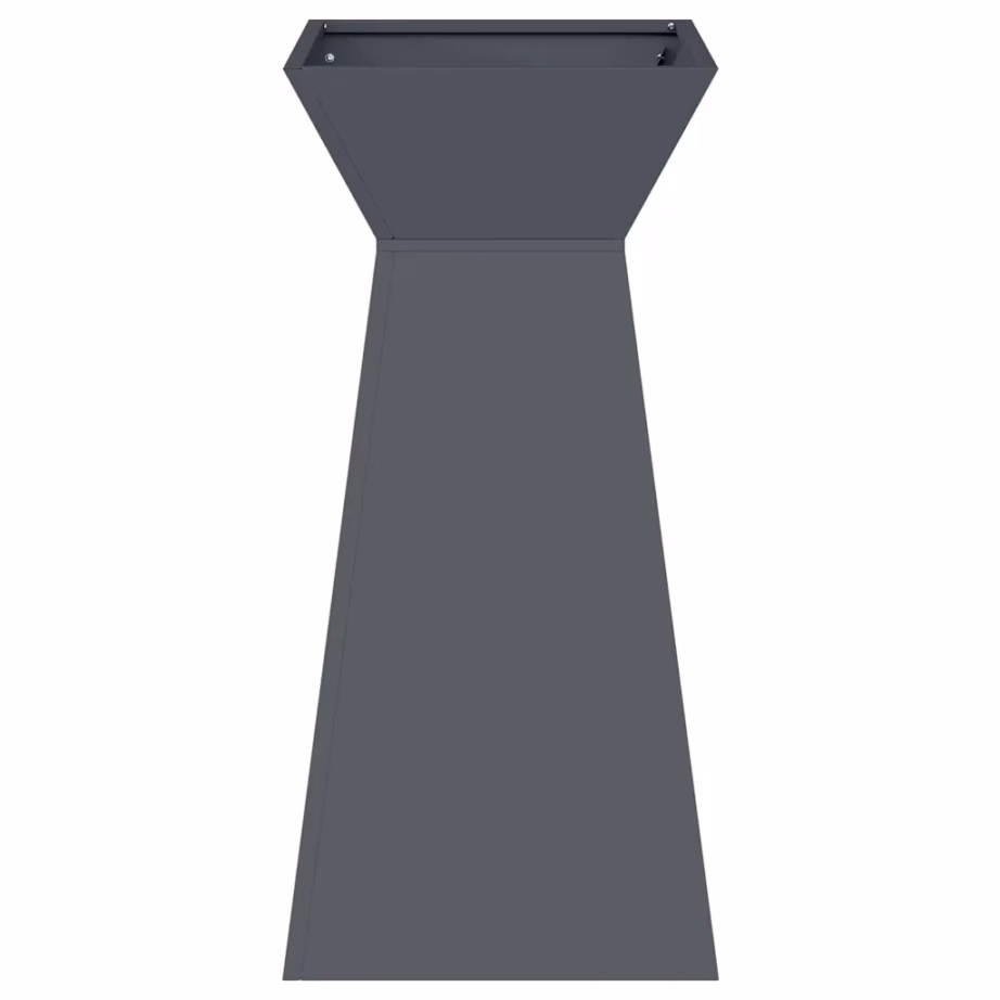 Samba kujuline antratsiitne istutusnõu õue, 35 x 35 x 73 cm – 5