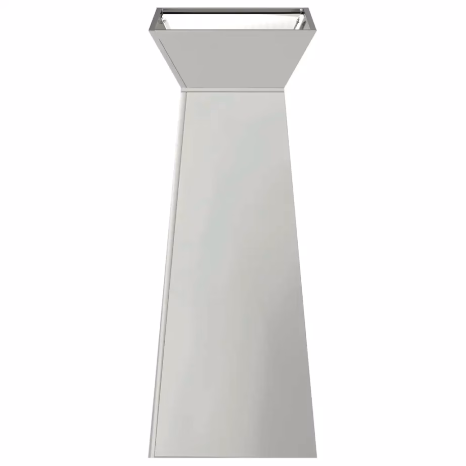 Sambakujuline aiapott, hõbedane, 40 x 40 x 101 cm – 5