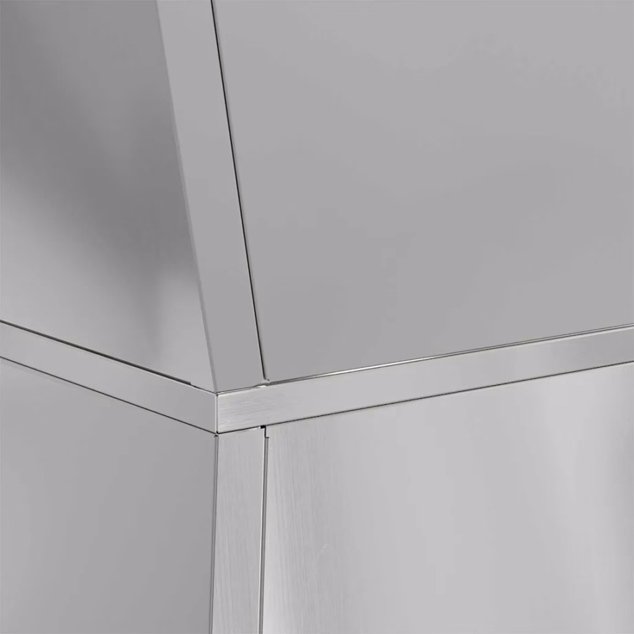 Sambakujuline aiapott, hõbedane, 40 x 40 x 101 cm – 8