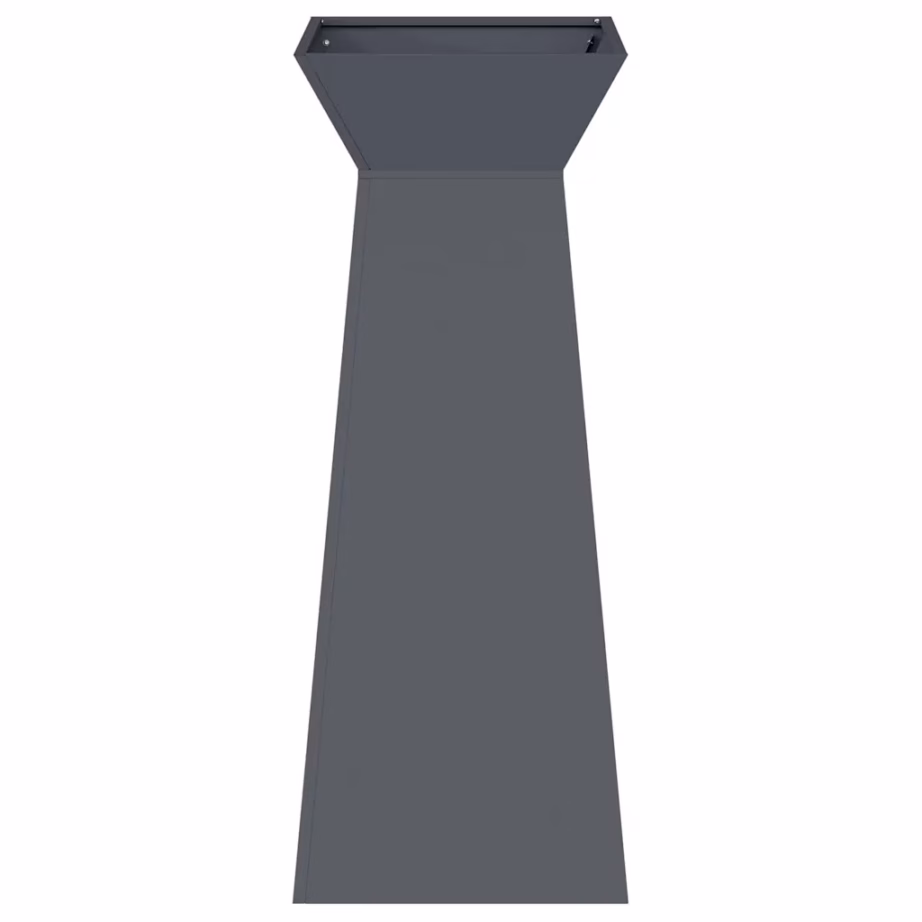 Antratsiitvärvi sambakujulised õue istutusnõud, 2 tk, 40 x 40 x 101 cm – 6