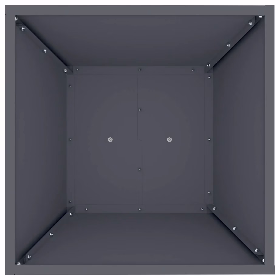 Antratsiitvärvi sambakujulised õue istutusnõud, 2 tk, 40 x 40 x 101 cm – 7