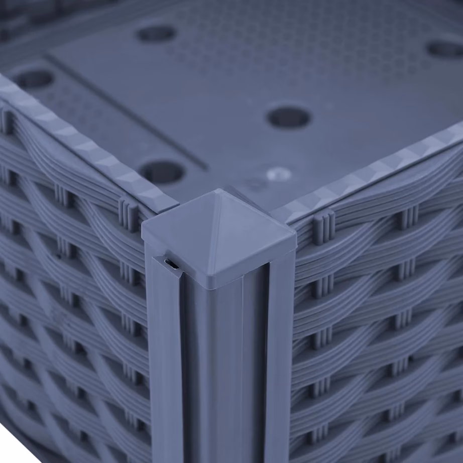 Sinakashall taimekast, polüpropüleen, 40 x 40 x 23 cm – 6