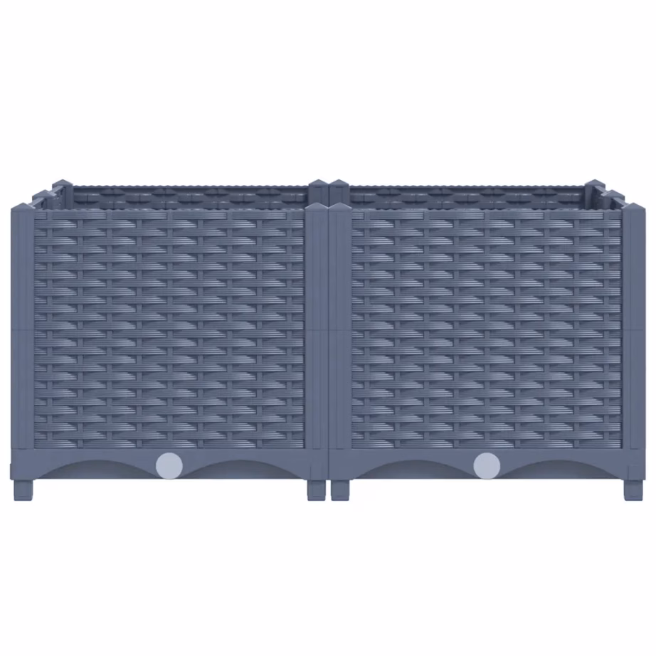 Sinakashall polüpropüleenist taimekast, 80 x 80 x 38 cm – 4