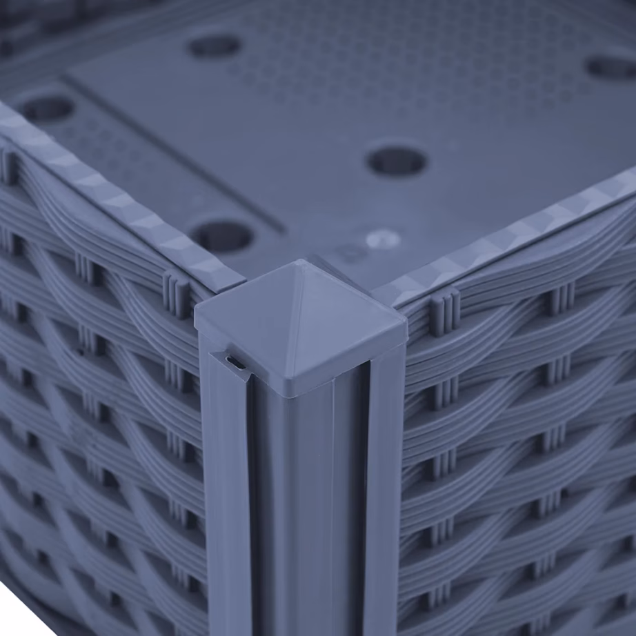 Sinakashall polüpropüleenist taimekast, 80 x 80 x 38 cm – 5