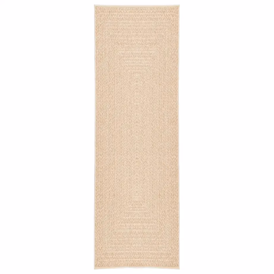 Beež sise- ja õuevaip ZIZUR, džuudi välimusega, 80 x 250 cm – 2