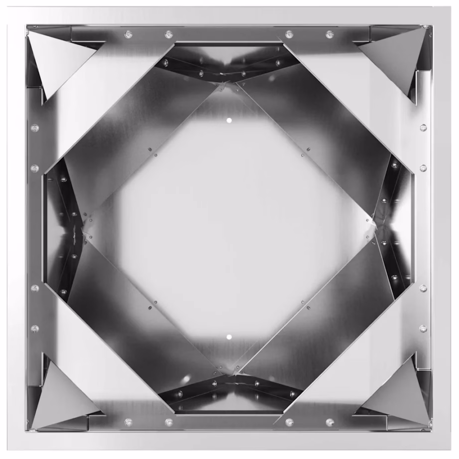 Hõbedased tsinkterasest taimekastid, 2 tk, 50 x 50 x 75 cm – 7