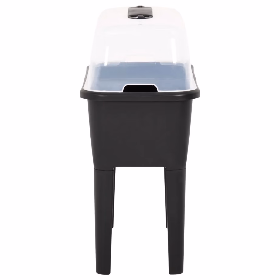 Taimelava läbipaistva kaanega, antratsiithall, 52 l, 77 x 38,7 x 82 cm – 3