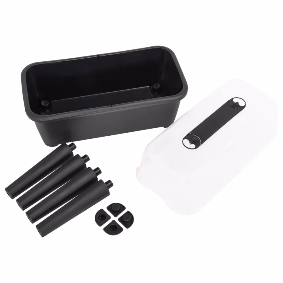 Taimelava läbipaistva kaanega, antratsiithall, 52 l, 77 x 38,7 x 82 cm – 8