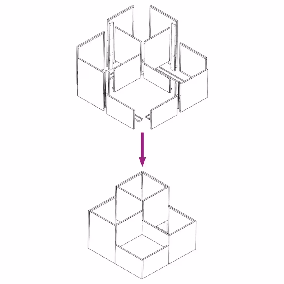Terasest aia istutuskast avatud põhjaga, roostevärvi, 80 x 80 x 60 cm – 11