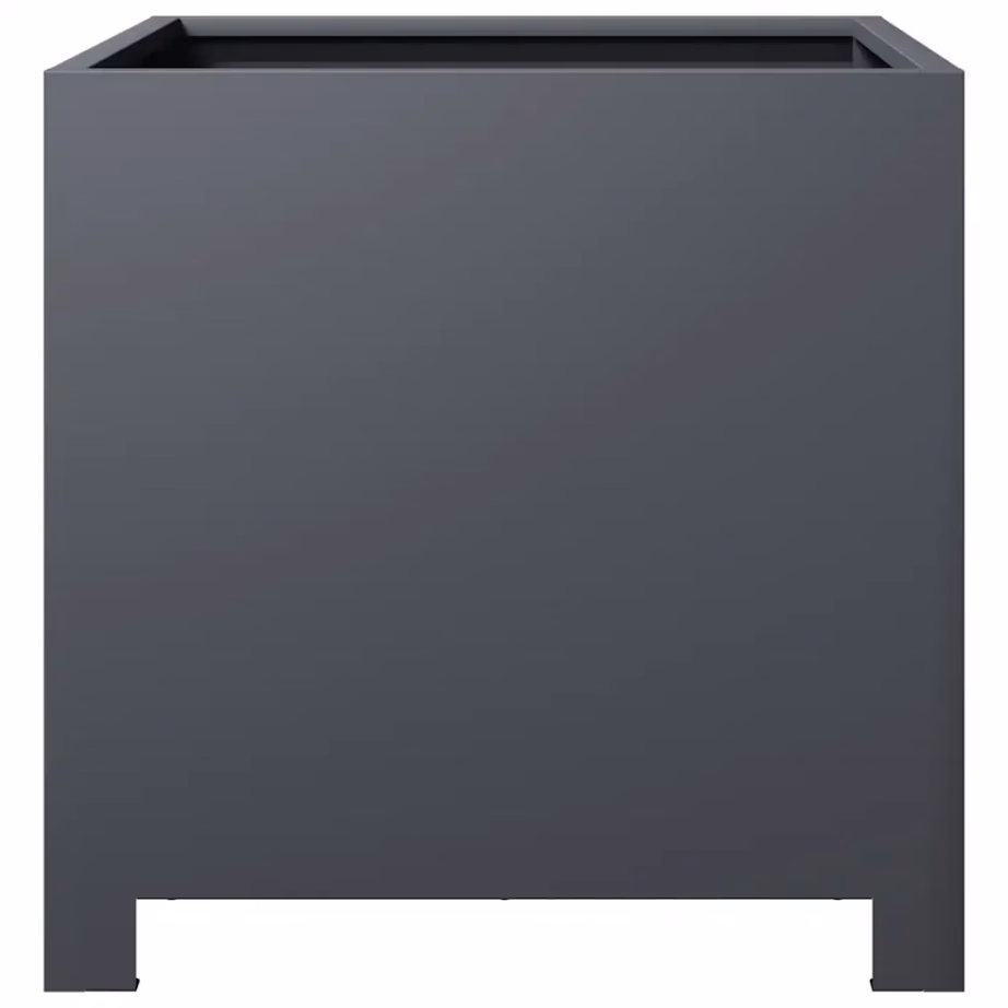 Aia taimekast põhjaga, antratsiithall teras, 40 x 40 x 40 cm – 4