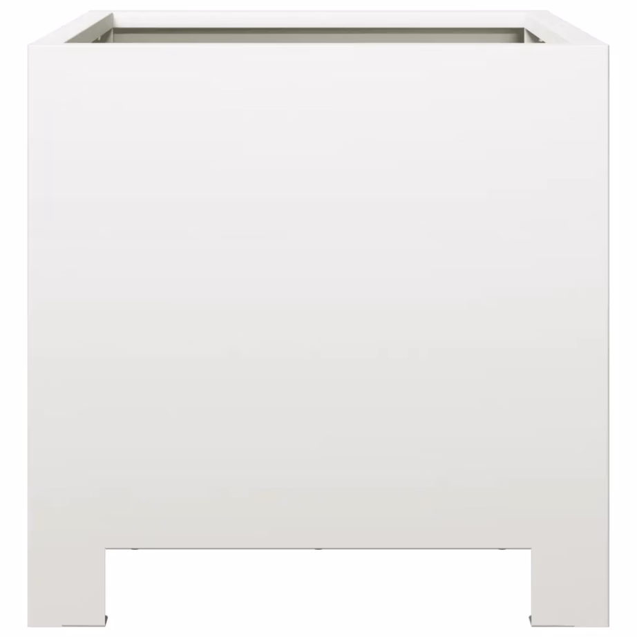 Terasest aia taimekast põhjaga, valge, 30 x 30 x 30 cm – 4