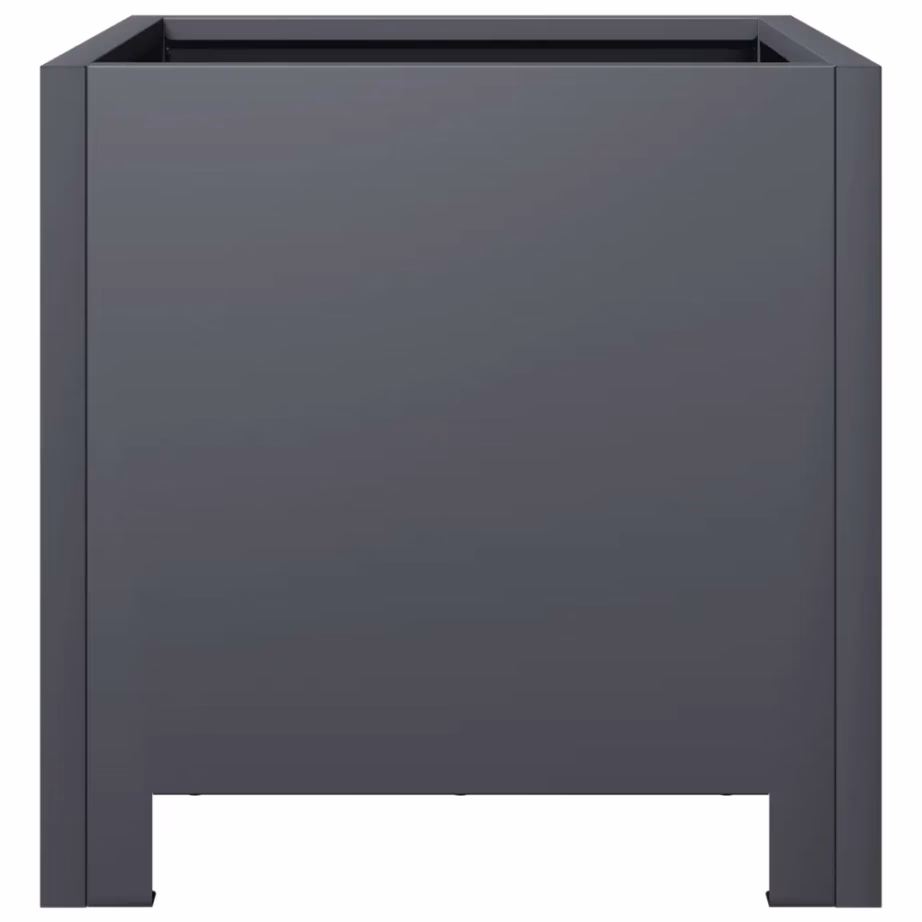Terasest aia taimekastid põhjaga, 2 tk, antratsiithall, 30 x 30 x 30 cm – 7