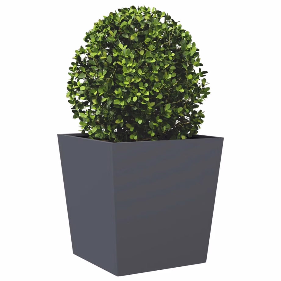 Aia taimekastid põhjaga, külmvaltsitud teras, antratsiithall, 2 tk, 50 x 50 x 50 cm – 4