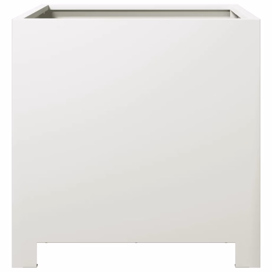 Terasest aia taimekastid põhjaga, 2 tk, valge, 40 x 40 x 40 cm – 6