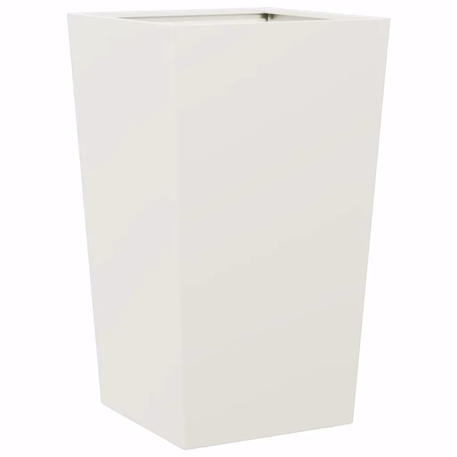 Valged terasest aiataimekastid põhjaga, 2 tk, 45 x 45 x 75 cm – 5