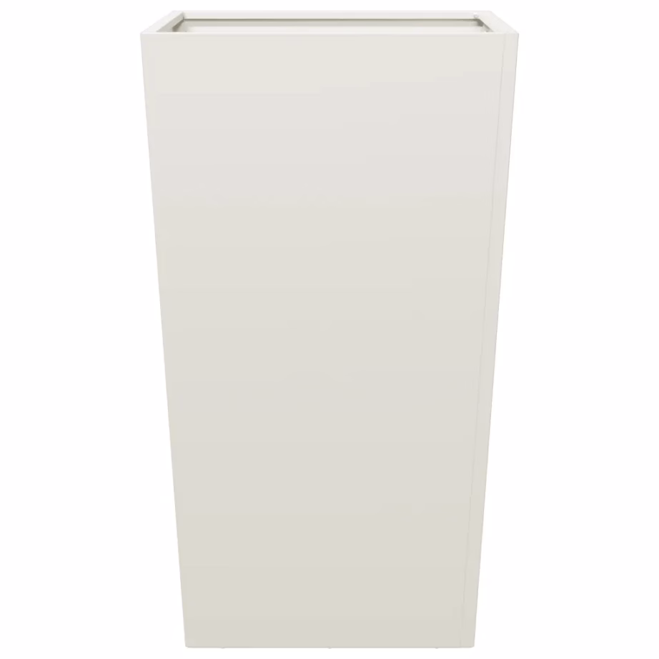 Valged terasest aiataimekastid põhjaga, 2 tk, 45 x 45 x 75 cm – 7