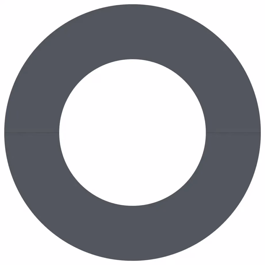 Lame terasest puurõngaste komplekt, 5 tk, antratsiit, Ø40/70 cm, 70 x 70 cm – 5