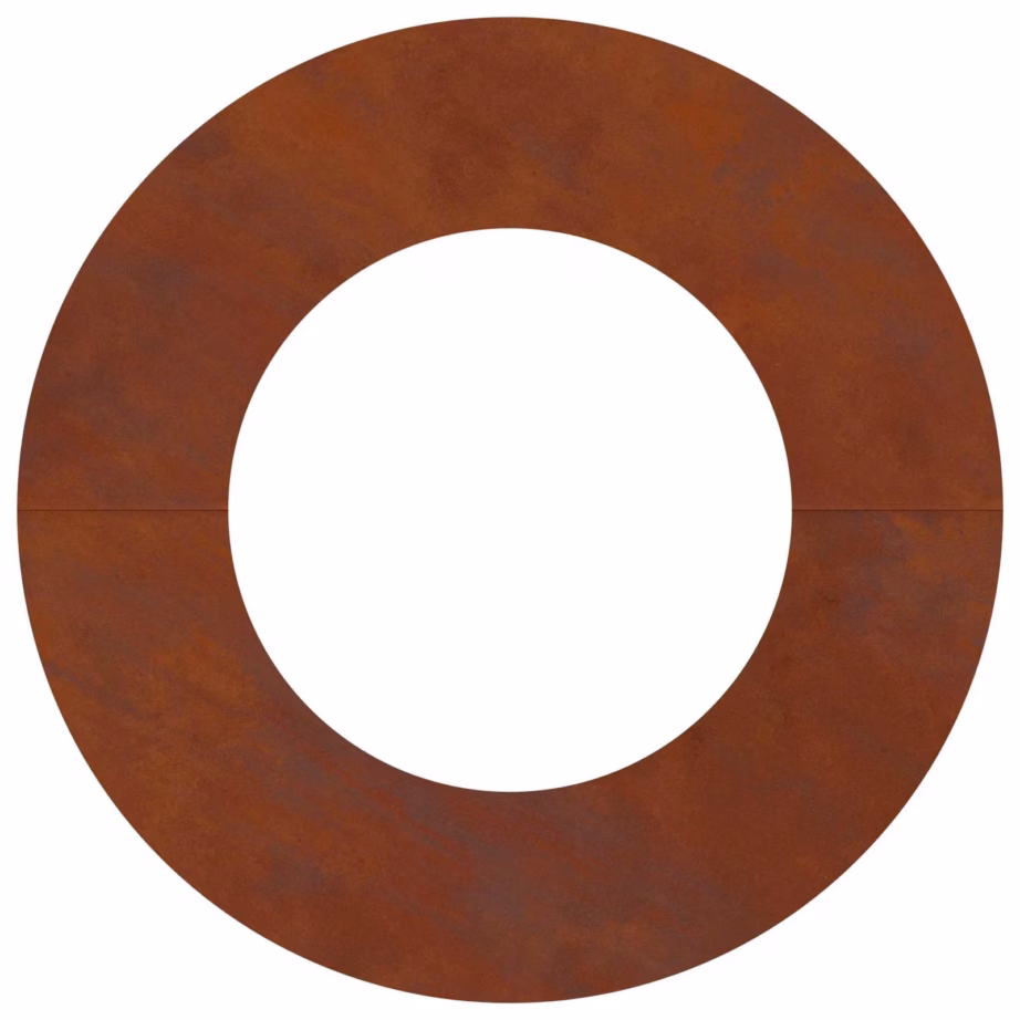 Dekoratiivne terasest puurõngas puualuse kaitseks, pruun, Ø40 cm ava, plaat 70 x 70 cm – 5