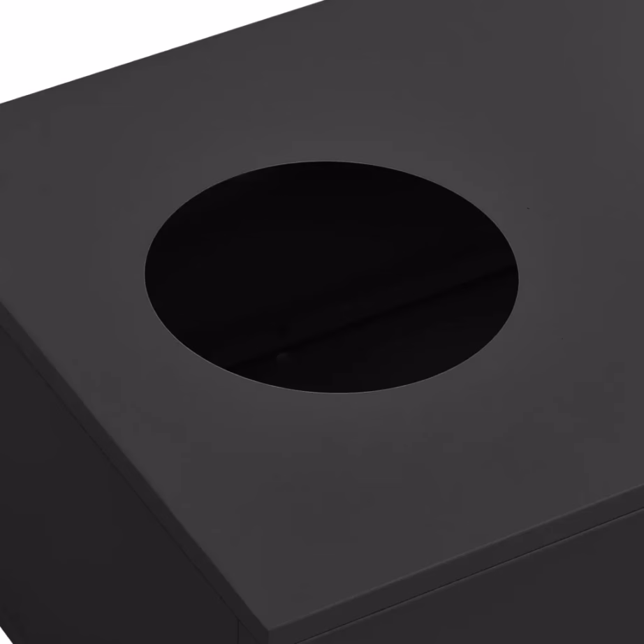 Antratsiithall terasest kontori lillekast, 90 x 40 x 23 cm – 5