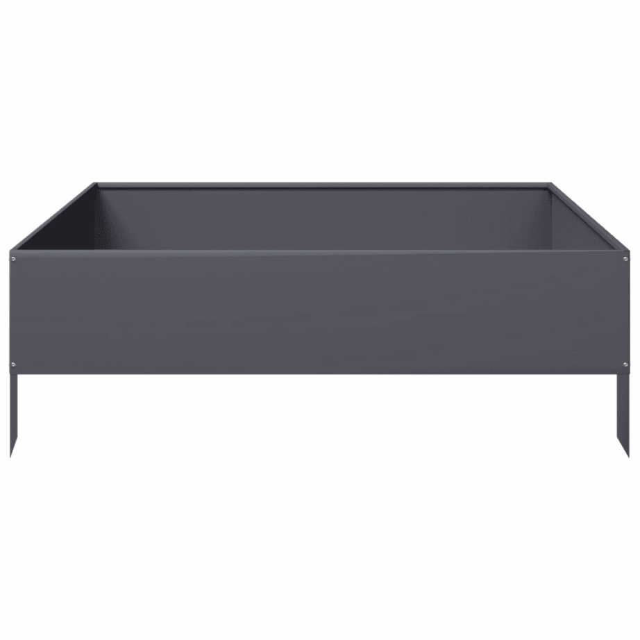Terasest kõrgendatud taimelava, avatud põhjaga, antratsiithall, 100 x 100 x 33,5 cm – 4