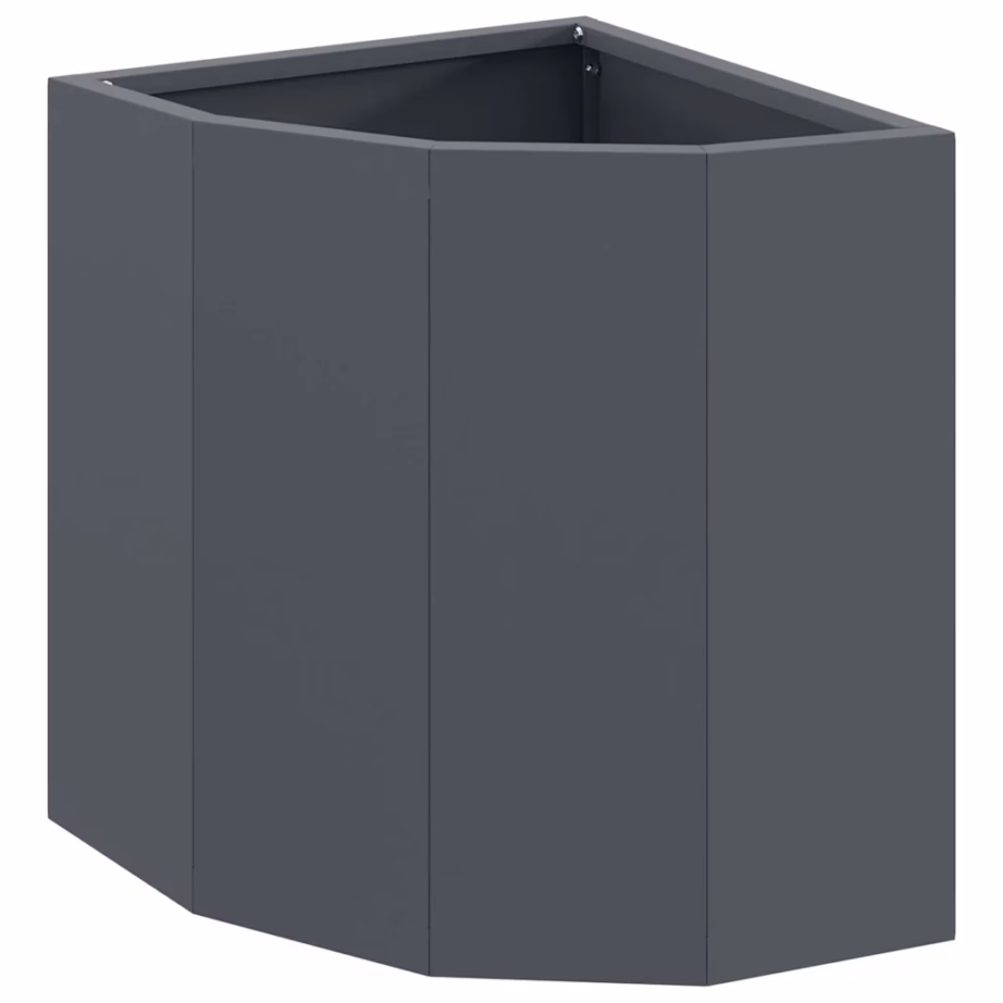 Nurga istutuskast välistingimustesse, antratsiitne teras, 30 x 30 x 35 cm – 2