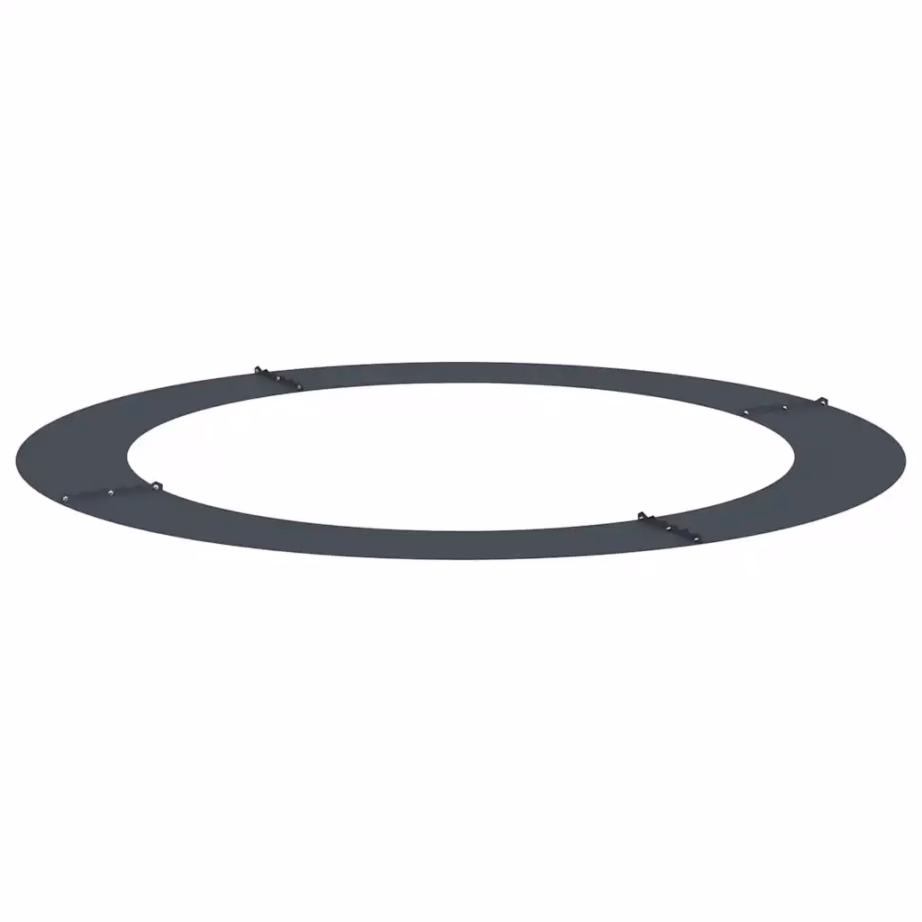 Lame terasest puutüverõngaste komplekt, 5 tk, antratsiit, sobib Ø 90 cm puudele, üldmõõt 120 x 120 cm – 4