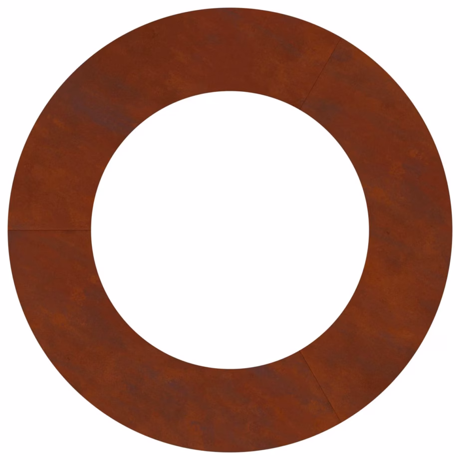 Lamedad pruunid terasest puutüverõngad, 5 tk, Ø50/80 cm – 5