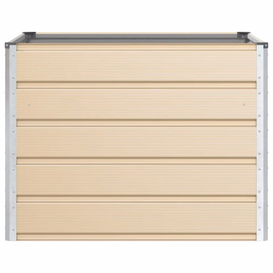 Terasest taimekast, beež, 100 x 100 x 75 cm – 4