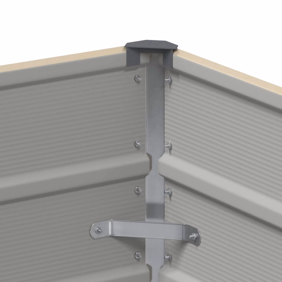 Terasest taimekast, beež, 100 x 100 x 75 cm – 5