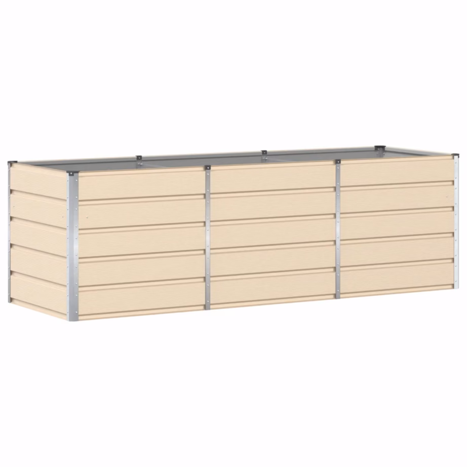 Suur terasest taimekast, beež, 240 x 80 x 75 cm – 2